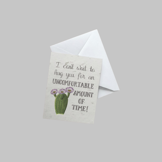 "I can't wait to hug you for an uncomfortable amount of time"— 5 Card Set
