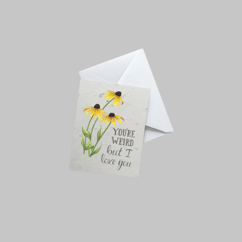 "You're Weird but I love you"— 5 Card Set