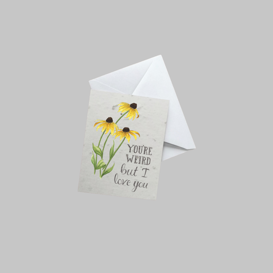 "You're Weird but I love you"— 5 Card Set