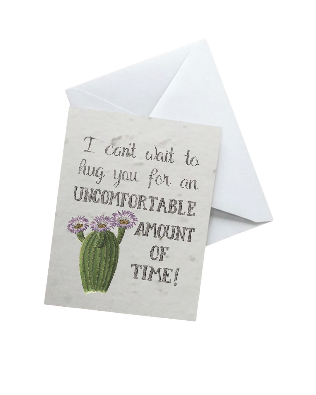 Naughty Floral Greetings Cards A2 in size with Envelope