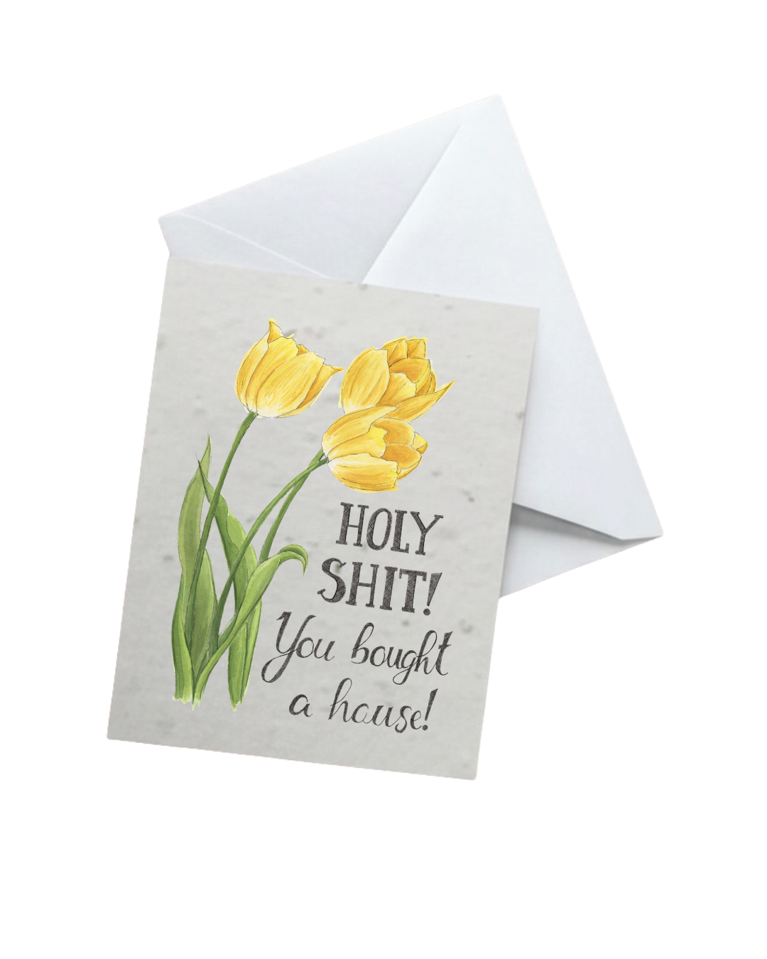 Naughty Floral Greetings Cards A2 in size with Envelope