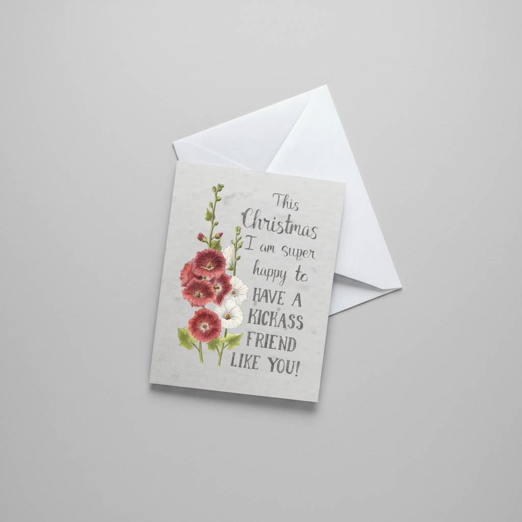 Wholesale - "This Christmas I am super happy to Have a Kick Ass Friend like You! — 6 Pack