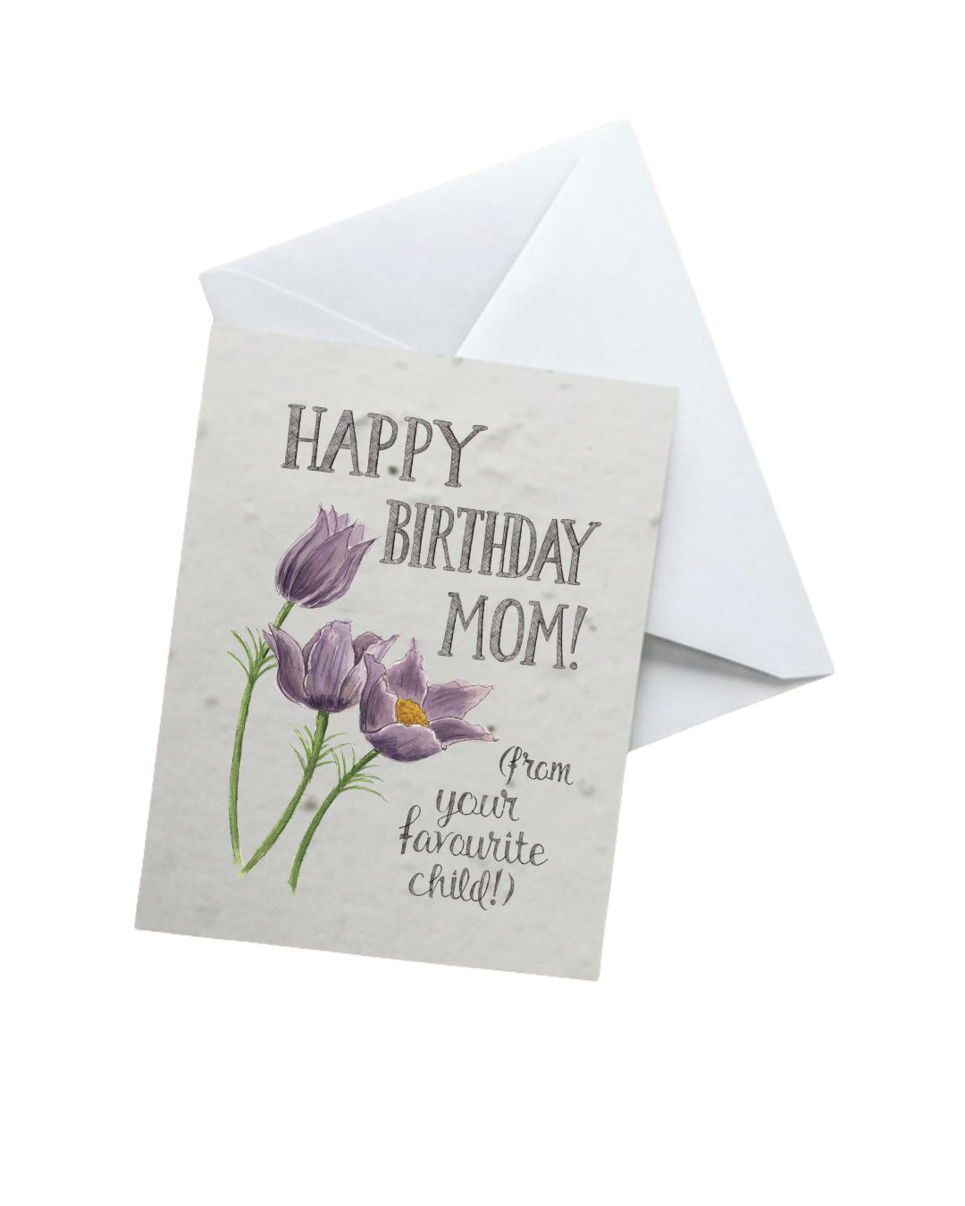 Naughty Floral Greetings Cards A2 in size with Envelope